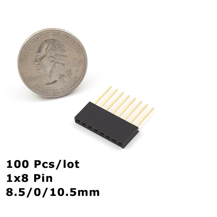 Hellotronics 100 / 8.5/0.0/10.5mm 2.54mm ġ ŷ  1x8  Arduino R3
